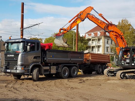 3-Achser mit Anhänger